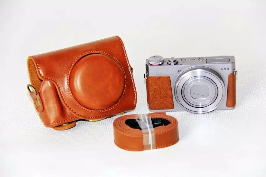 Canon Powershot G9 X Mark Ii | Pu Leather Camera Bag Case