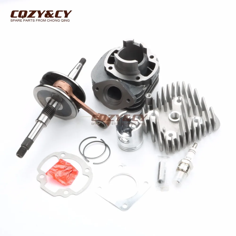 50cc cylinder kit & Cylinder Head Cap & High quality crankshaft for HONDA DIO AF34 AF35 ZX50 50cc 40mm/12mm 2 stroke