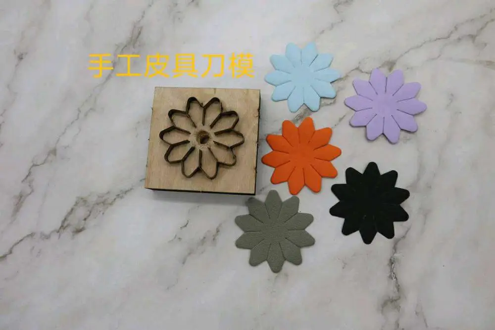 

Handmade leather knife mold Leather knife mold laser knife mold custom leather knife mold Flower cutter mold H07