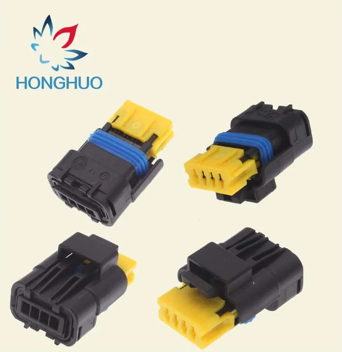 

Free shipping 4pin female waterproof plug automotive electric wire connector 211 PC042S4021 FCI connector 211PC042S4021