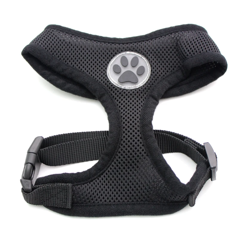 Hunde und Katzen Control Mesh Harness Pet Welpen Kragen Weiche Pfote Gummi Mesh Spaziergang Kragen 6 farben 5 größen