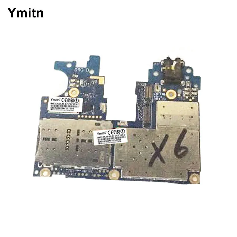 Ymitn-painel Eletrônico Móvel Desbloqueado para Nokia Mainboard Circuitos Logic Board Global Firmware 6.1 Plus x6