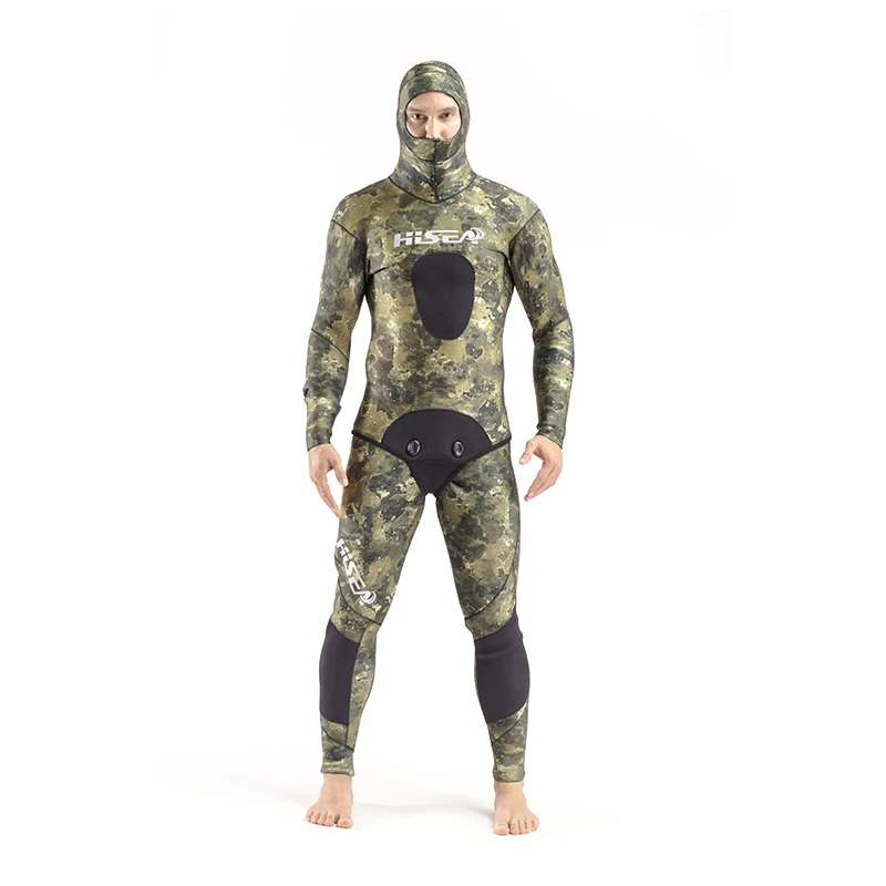 SEAC 3.5mm Winter Wetsuit 2-pieces Men's Sports Suits Full Body Long Sleeve Yamamoto Diving Suit Keep Warm Rash Guards Jumpsuit