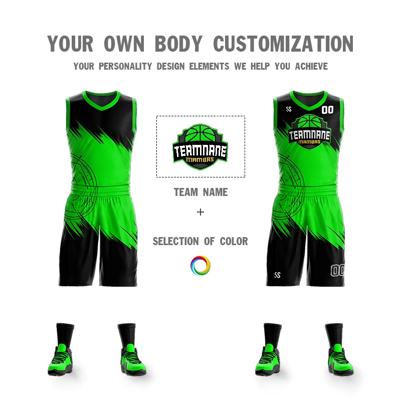 Custom Adult Youth Basketball uniform Set Sportswear Training Shirts Basketball Jersey and Shorts sublimation printing