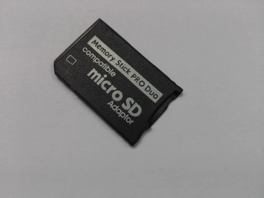 50 pces venda micro sd para vara de memória pro duo adaptador conversor para psp para sony dispositivo, sem capacidade & memória