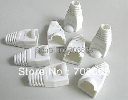 200 pcs Ethernet CAT5 CAT6 RJ45 Strain Plug Cover Boot