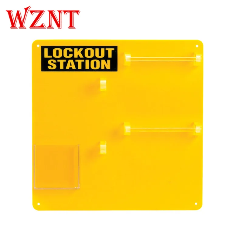 

NT-K12 10 padlock lock Open Front Wall Mounted Safety Lockout Tagout Stations,10-Lock board Lockout Station (board only)