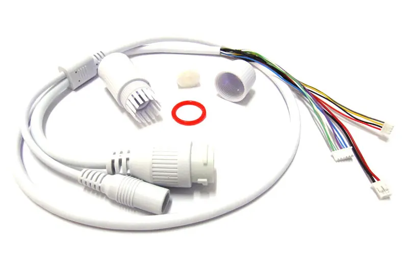 Cable LAN POE impermeable para Módulo de placa de cámara IP CCTV con conector resistente a la intemperie