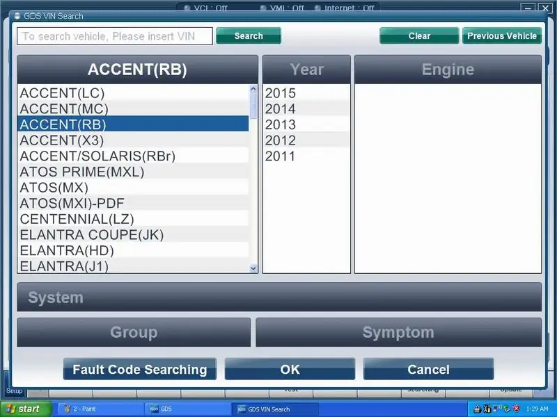 GDS Global Diagnostic System with Hyundai Kia Software for GDS VCI E-H-03-11/E-K-03-11 with deII d630 laptop