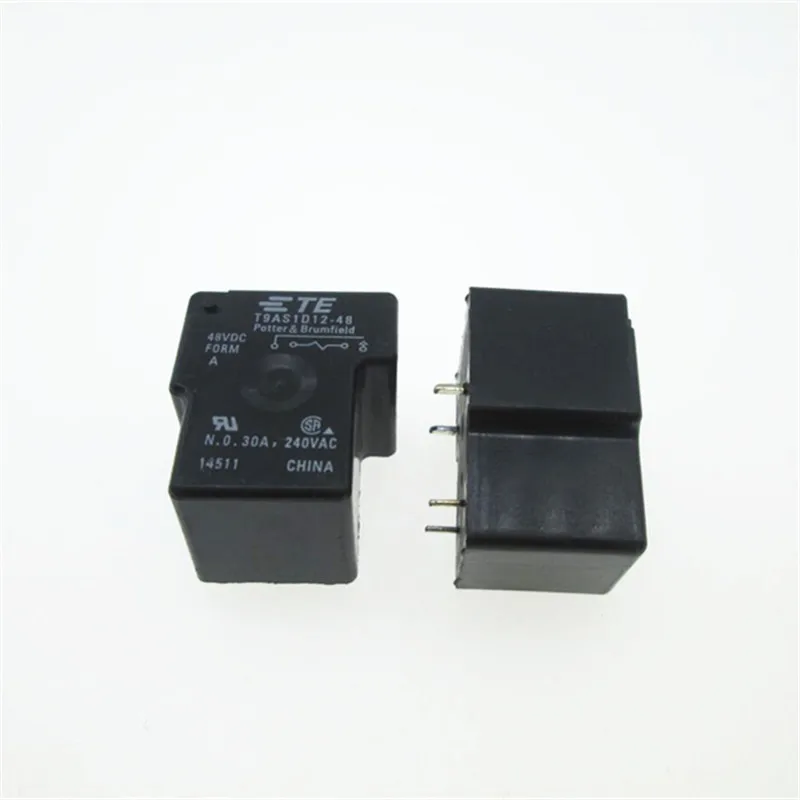 48V relay T9AS1D12-48 T9AS1D1248  T9AS1D12-48VDC 48VDC DC48V 48V 30A 240VAC 4PIN