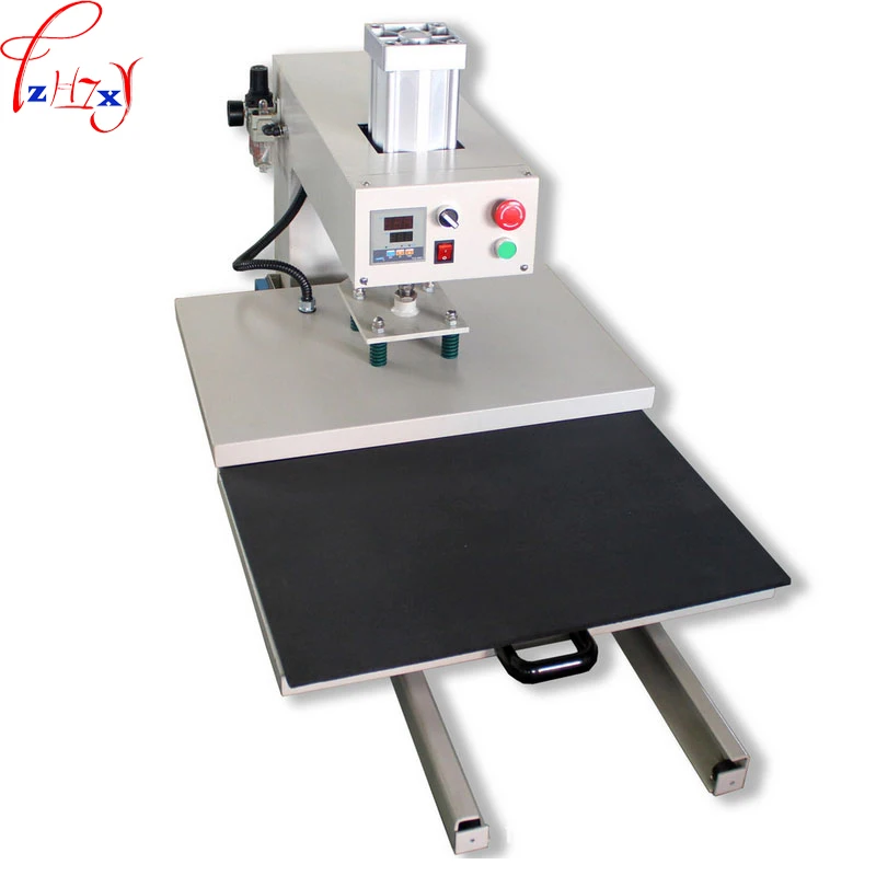 

Push-pull type hot stamping machine 38*38cm t-shirt clothing pyrograph pneumatic push-pull sublimation transfer machine 110/220V