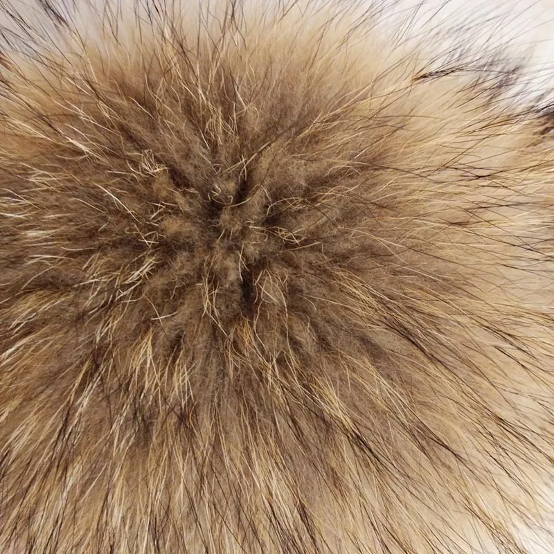 2020 new FXFURS Oversized really big raccoon fur earmuffs Korean real fur earmuffs lovely personality plush fur  ear cover  warm