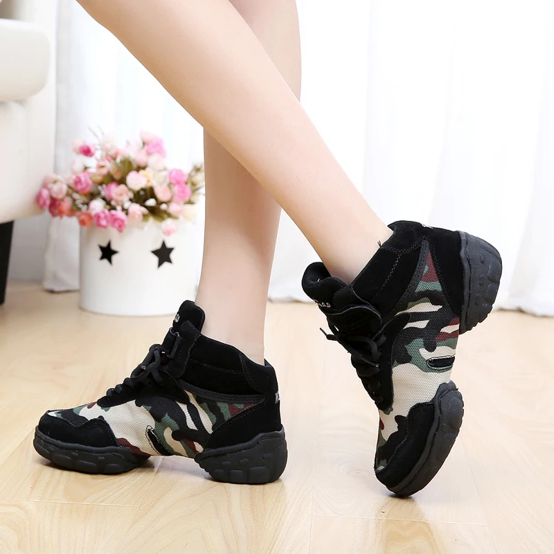 New Brand Women\'s Men\'s Canvas Modern Dance Jazz Shoes Hip Hop Dance Sneakers Shoes Dance Practice Shoes Discount