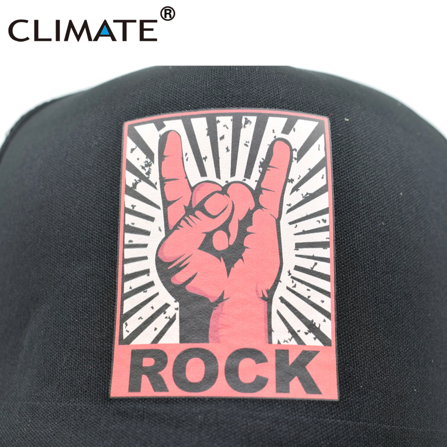 CLIMATE Men Rock Trucker Caps Mesh Hat Men Rock and Roll Cap Metal Music Black Cool Summer Baseball Cap Black Trucker Caps Hat