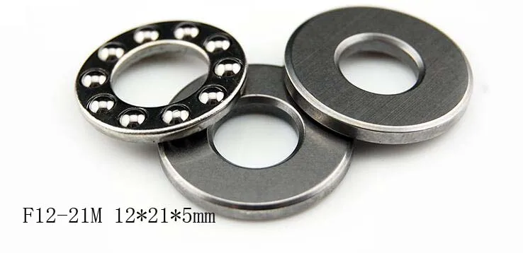 

10 pcs F12-21M Axial Ball Thrust Bearing 3-Parts 12mm x 21mm x 5mm New