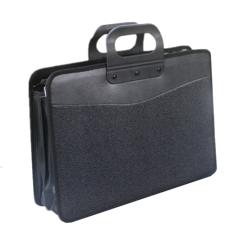 Fashion file bag portable briefcase men business office bag trend package work bag file A4 conference bag Oxford waterproof