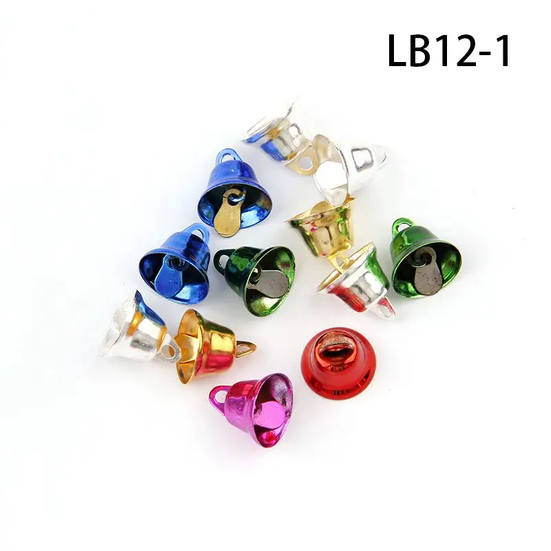 10PCS Colorful Metal Jingle Bells  Loose Beads Festival Party Decoration/Christmas Tree Decorations/DIY Crafts Accessories