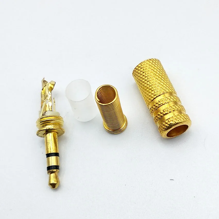 2Pcs/lot 2.5 3.5mm Replacement 3.5mm Male Repair Headphones Audio Jack Plug Connector Soldering For Most Earphone Jac