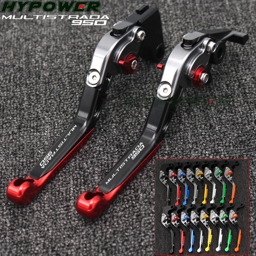 For DUCATI 950 MULTISTRADA 2017 2018 Motorcycle Accessories Folding Extendable Brake Clutch Levers