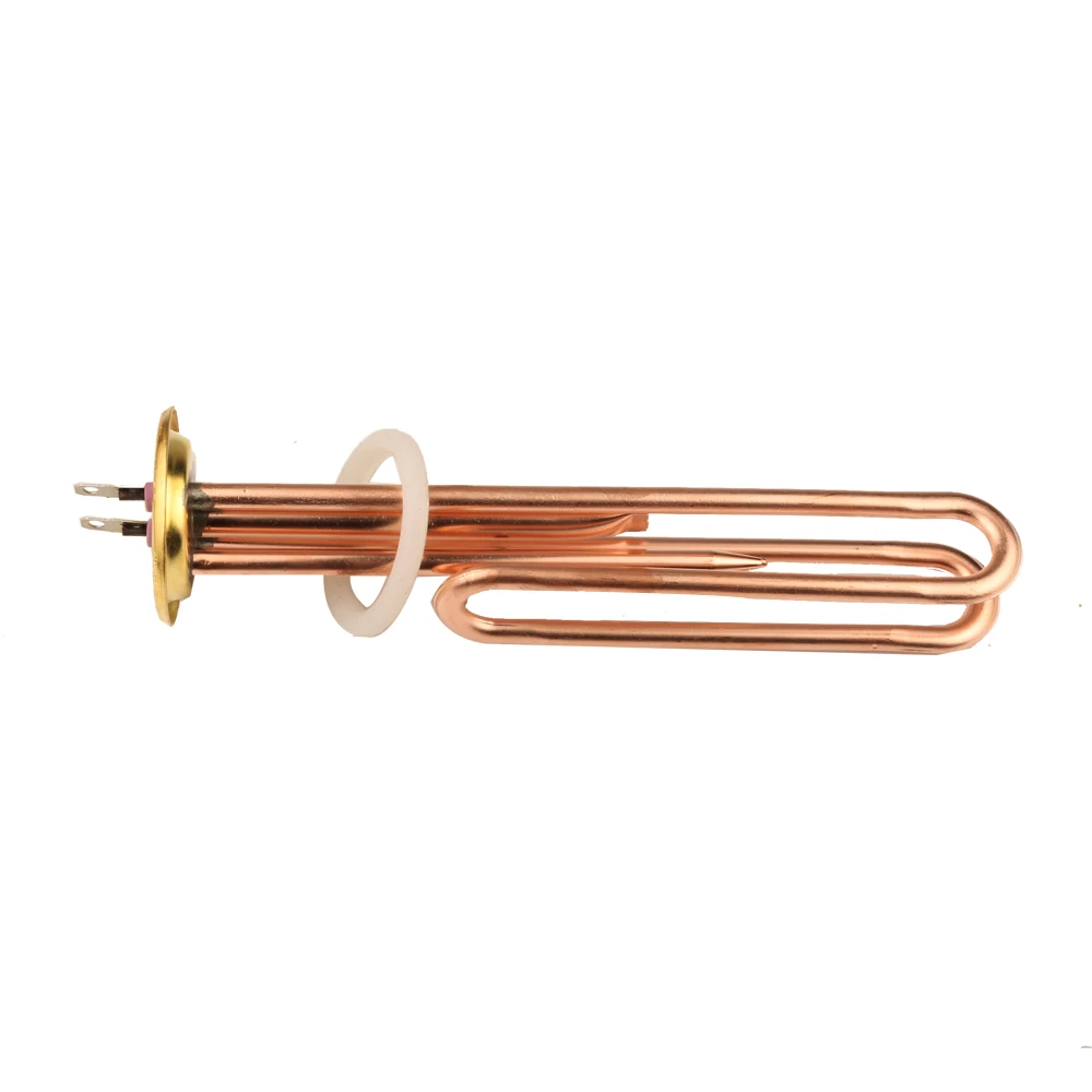 63mm Cap Brass Electric Water Heater Tube 220V 3000W  Heating Element Boiler Heater Parts