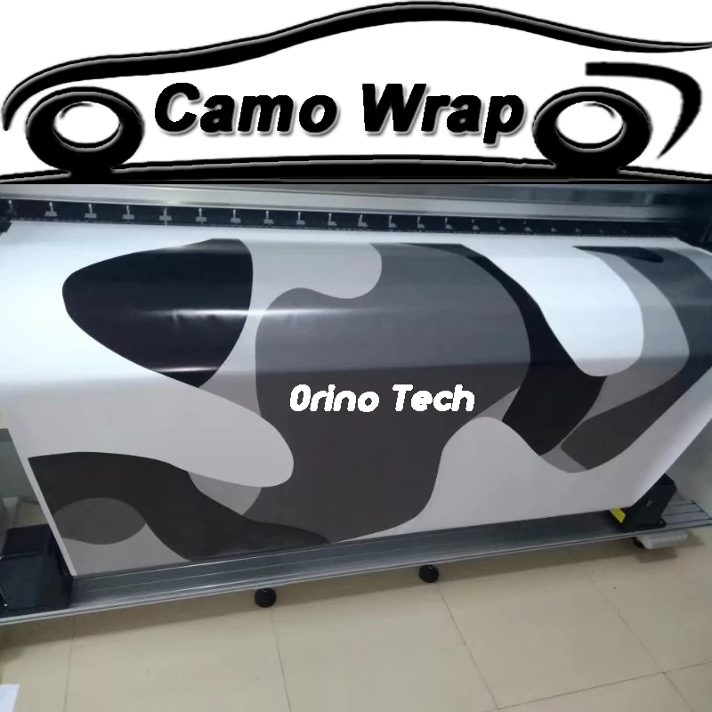 

Jumbo Black Grey Camouflage Vinyl Car Sticker Wrap Gray Camo Motorcycle Bike Truck Car Cover Wrap Decal Foil Film Air Release