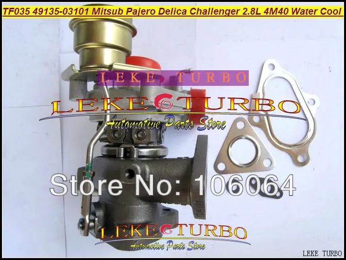 Water Cooled Turbo TF035HM-12T 49135-03111 49135 03111 4913503111 Turbocharger For Mitsubishi PAJERO Delica Challenger 4M40 2.8L