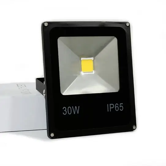 

free shipping 10w 20w 30w 50w LED Flood light black shell led outdoor search lamp led luminaire light led spotlight