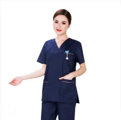 

New Arrival High Quality Doctor & Nurse Uniform Unisex Summer Hospital Medical Beauty Salon Scrub Sets Surgical Medical Uniforms