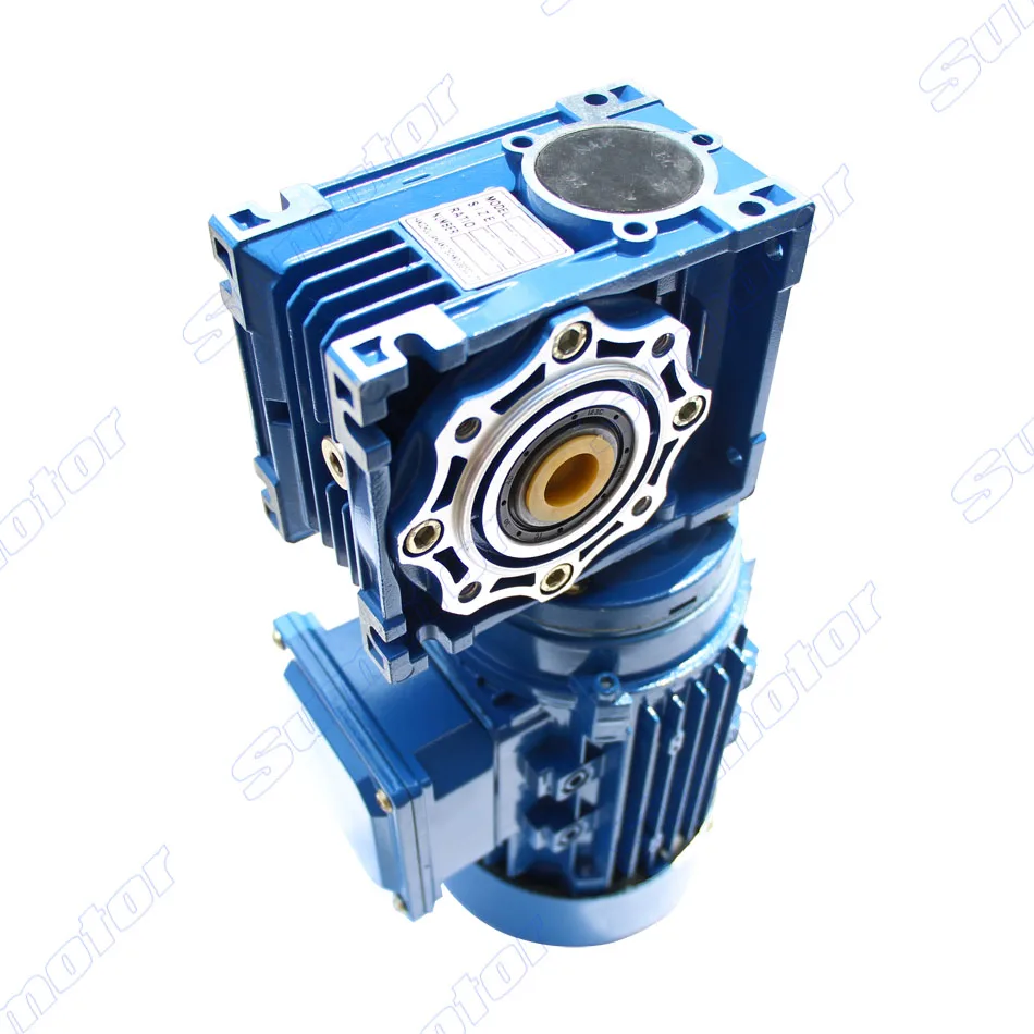 Imagem -02 - Worm Gear Motor Baixa Velocidade Extrator Industrial de Elevação e Mistura de Mel Fases Fase Fase 220v ca 380v 037kw hp 2hp