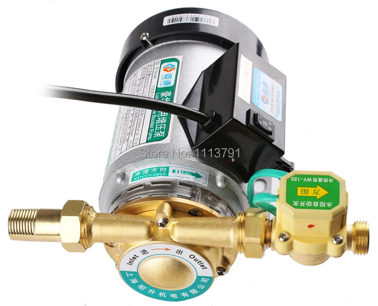 automatic gas water heater solar water pumps water pressure booster pump mute 280W Suitable temperature 2 -110 degrees