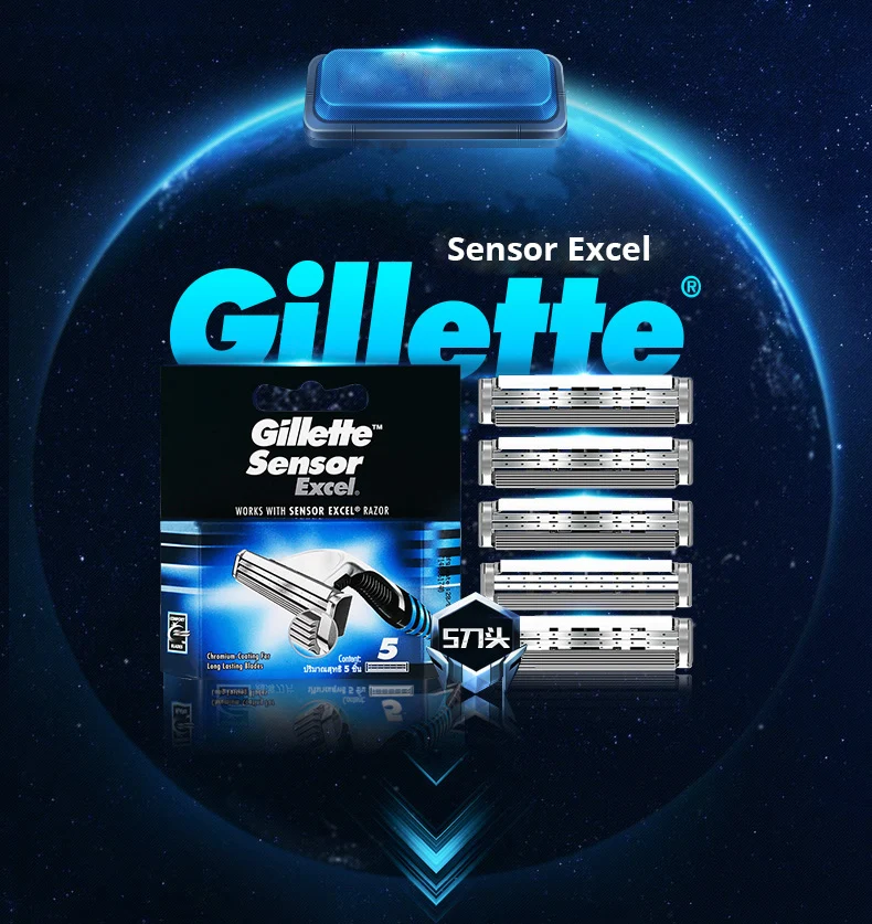 Männer Gillette Razor Vector 3 Series,Mann Manueller Bartentferner,Nano 3-Schicht Stahlklingen, Schneller Ersatz Rasierkopf,Männer Rasiermesser – Detail 7