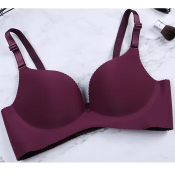 2018 nouveauté sans fil soutiens-gorge pour femmes Sexy Bralette sans couture creux Push Up soutien-gorge confortable respirant soutien-gorge Sexy Lingerie