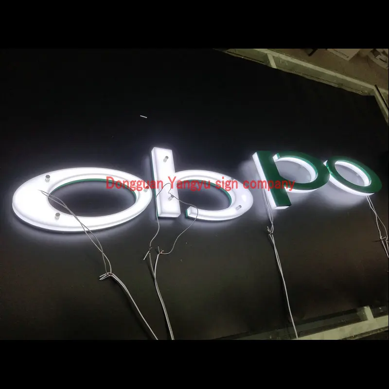 Oppo e vivo sinal de canal led loja de celular