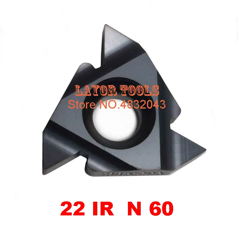 

22 IR N 60 ,Indexable Tungsten Carbide Threading Lathe Inserts for Threaded Lathe Holder,thread turning tool holders