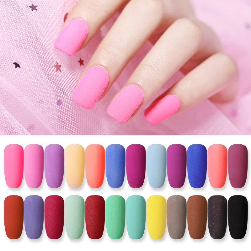 10g Matte Pink Dipping Nail Powder Nature Dry Acrylic Powder Glitter Dust Chrome Dip Nail Powder Pigment For Nails Art Designs