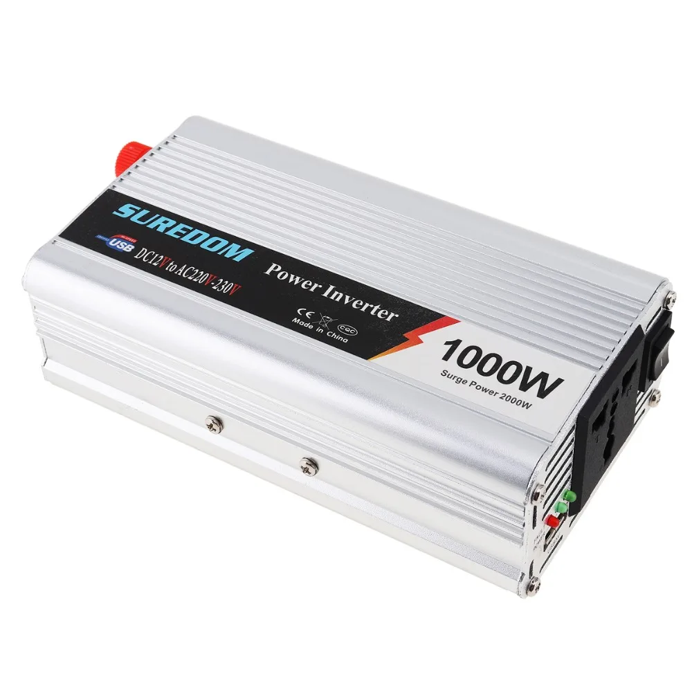 1000W Car Inverter DC 12V 24V a 220V AC 110V USB Auto Power Inverter Adapter caricatore Convertitore di Tensione