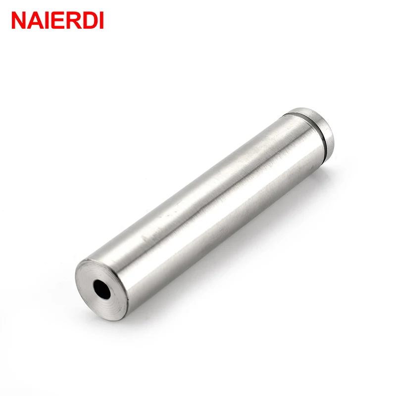 10PCS NAIERDI Glass Fasteners 12mm Stainless Steel Acrylic Advertisement Standoffs Pin Nails Billboard Fixing Screws Hardware
