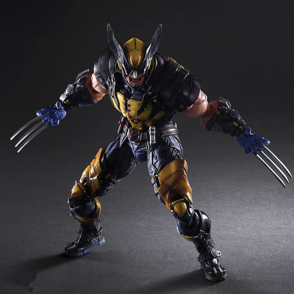 

PLAY ARTS 26cm Marvel X-MEN Wolverine Action Figure Model Toys