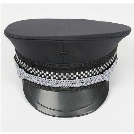 Chapeaux et casquettes de garde de sécurité pour hommes, chapeaux militaires, chapeaux de police, emballage en boîte, vêtements de sécurité,