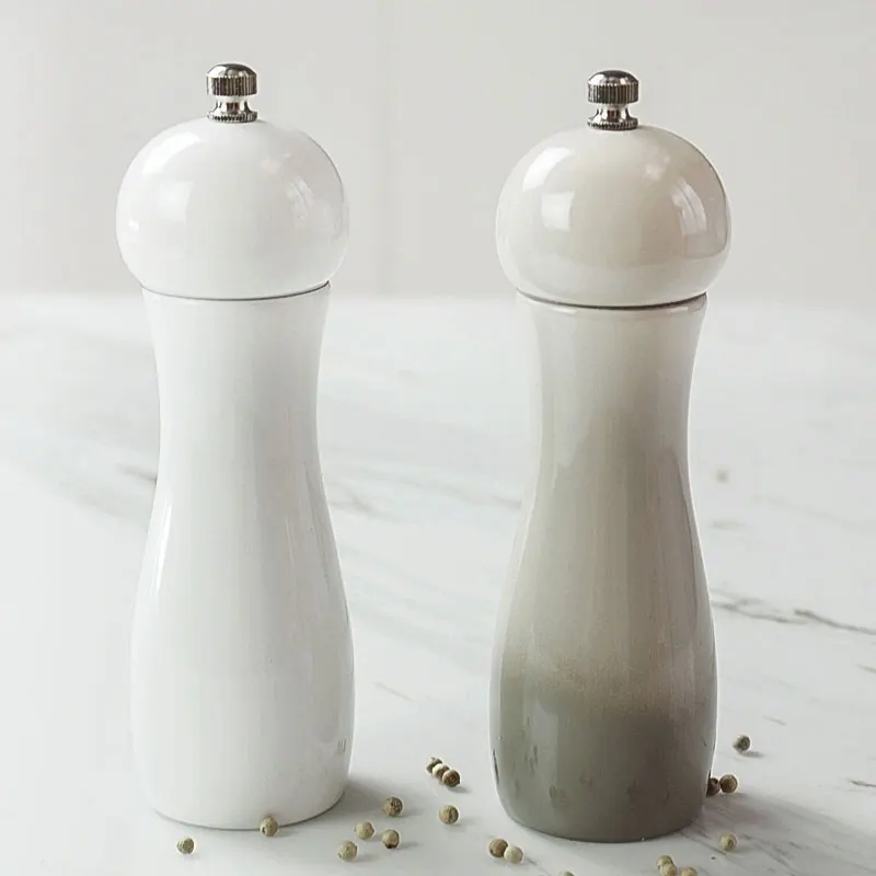 Leeseph Salt and Pepper Grinder With Ceramic Grinder Adjustable Coarseness, Elegant Pepper Shakers For Fresh Spices