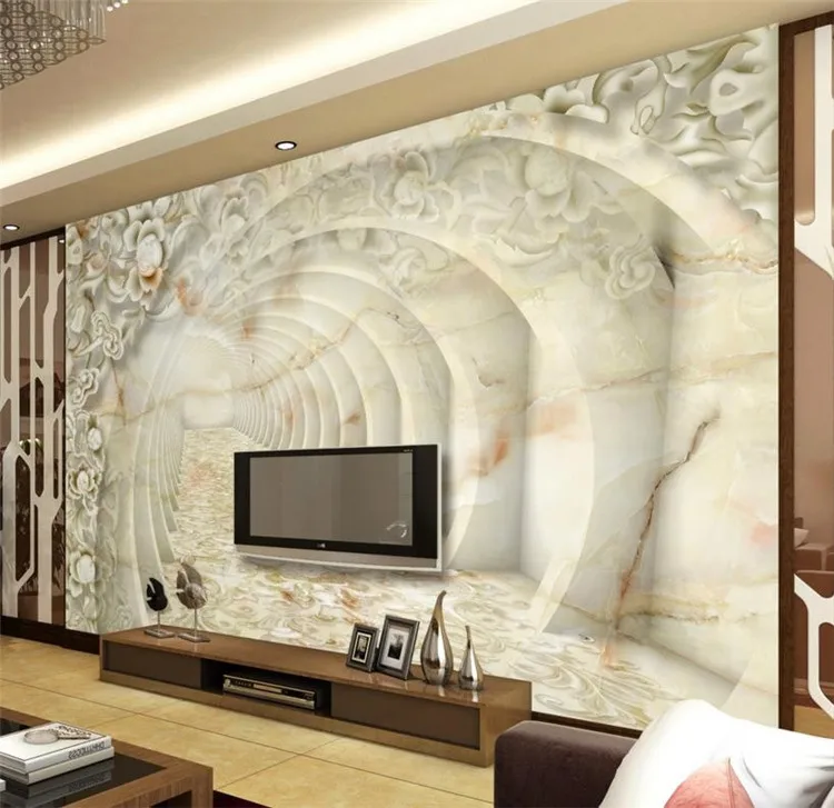 

3D wallpaper marble relief pattern custom 3d Home Decor wallpaper vinyl non woven 3d photo murals