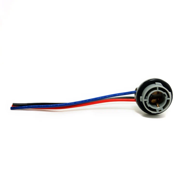 FEELDO سيارة 1157 BAY15D LED لمبات أضواء إشارة الفرامل المقبس تسخير المقابس # FD3819 #4