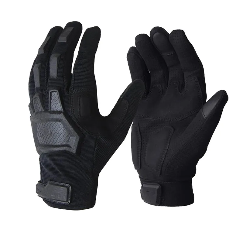 Men's Outdoor Special Forces Full Finger Gloves Antiskid Bicycle Gloves Wearable Gym Touch Screen Gloves