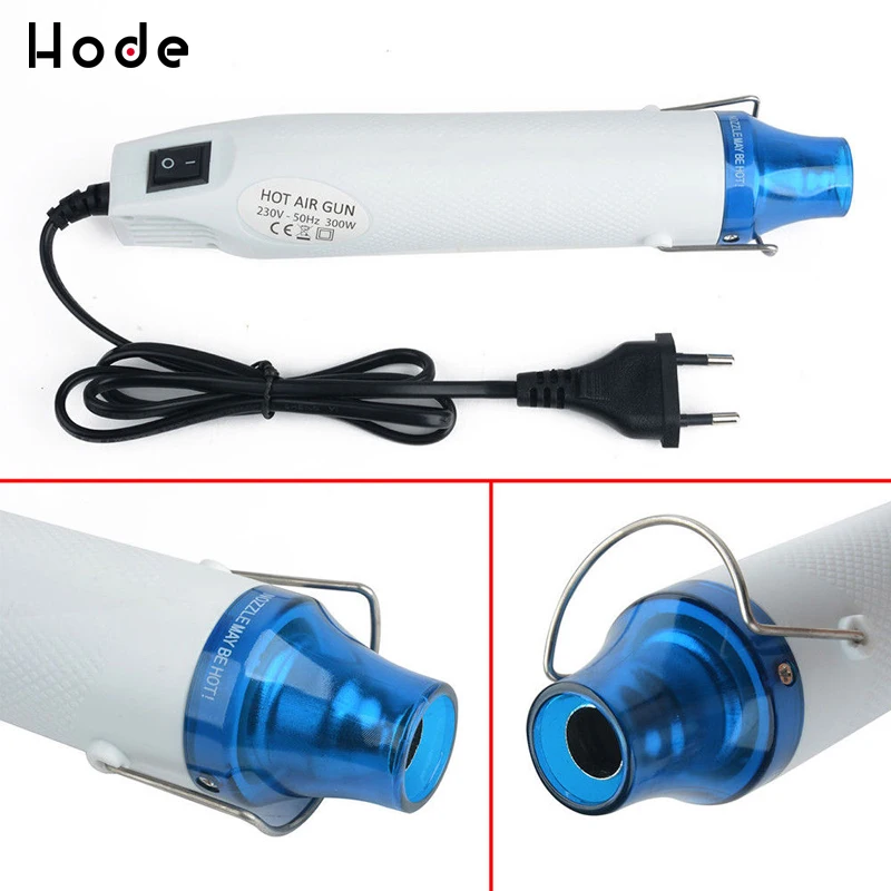 Heat Gun Electric Hot Air Gun for DIY Using Electric Power tool with supporting seat 220V 300W Hair dryer термоусадка