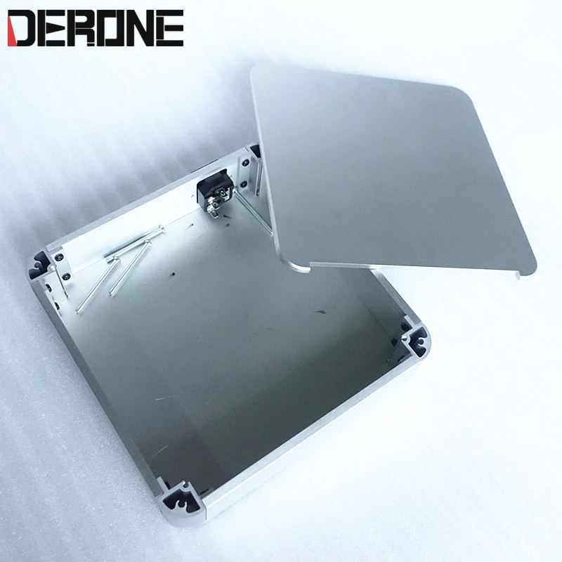 Aluminum case 214*214*55MM box chassis shell for  amplifier board headphone amplifier pre amp dac