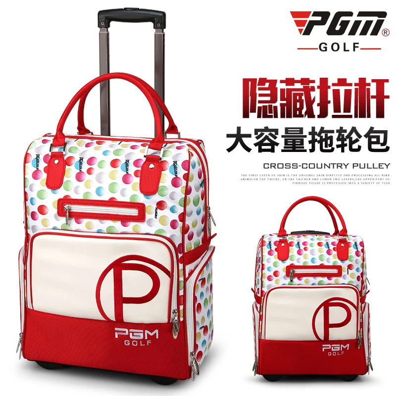 Women Golf Clothing Bag Golf Travel Bag Golf Shoes&Clothing Bag with Trolley