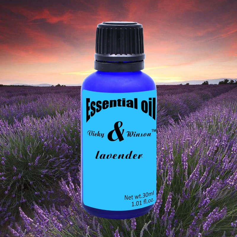 Vicky & winson-óleos essenciais de lavanda para aromaterapia, 30ml de extrato de planta, óleos essenciais, aromaterapia natural, rosto vwxx23