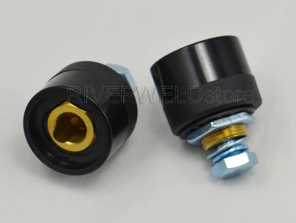 2pcs Quick FITTINGสไตล์ยูโรสายเชื่อมต่อซ็อกเก็ตDKZ35-50 เครื่องเชื่อม