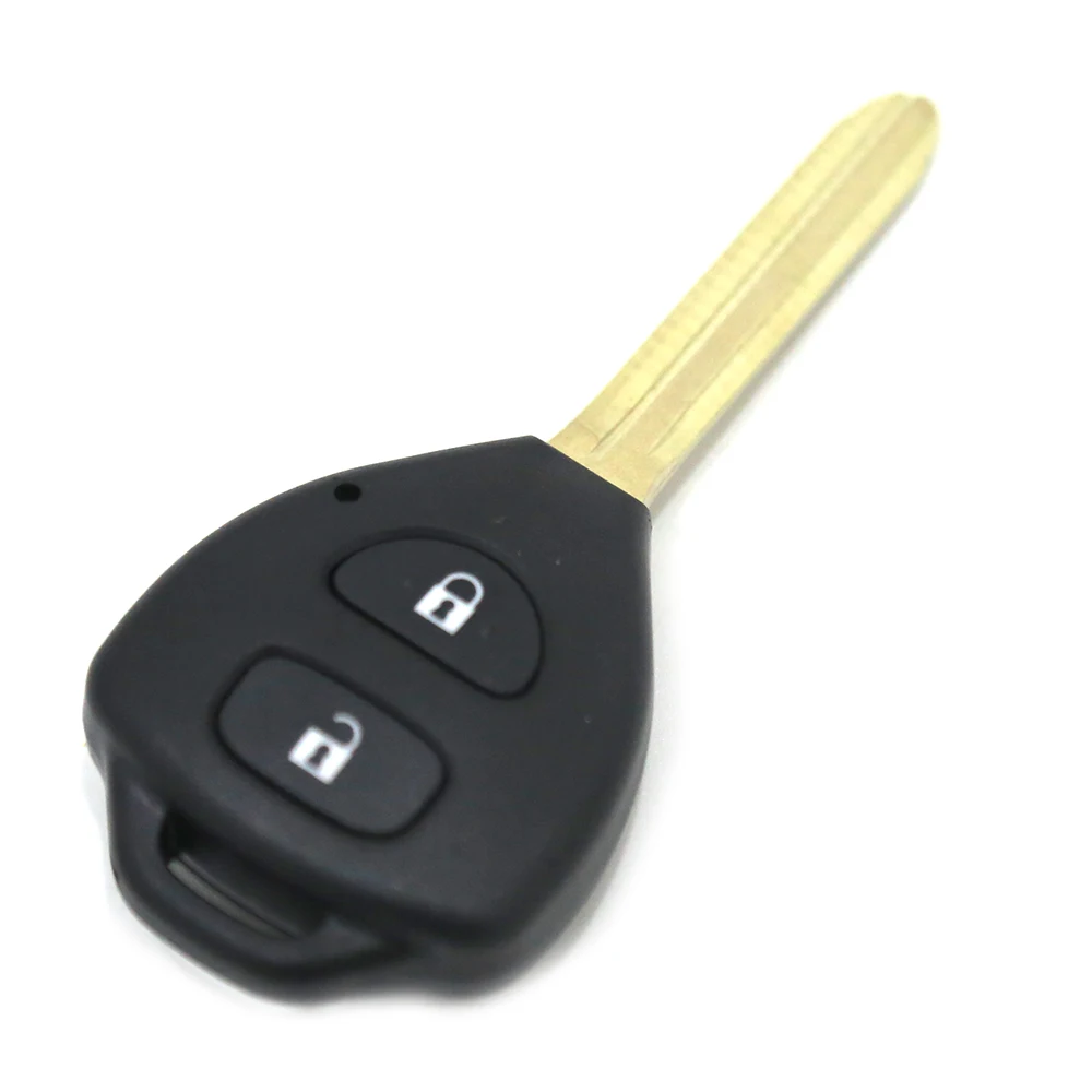 Lockartist Auto Transponder 2Buttons 433MHz Straight Remote Control Straight Car Key with G Chipfor Toyota PRADO Free Shipping