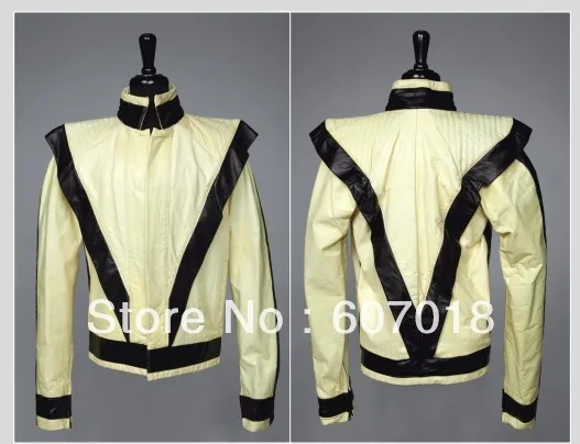 MJ MICHAEL JACKSON DANGEROUS TOUR THRILLER JACKET IN WHITE